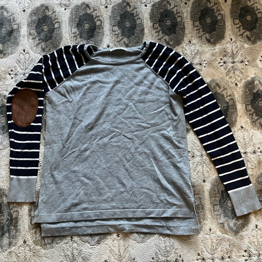 Pink Clover - Elbow Patch Sweater